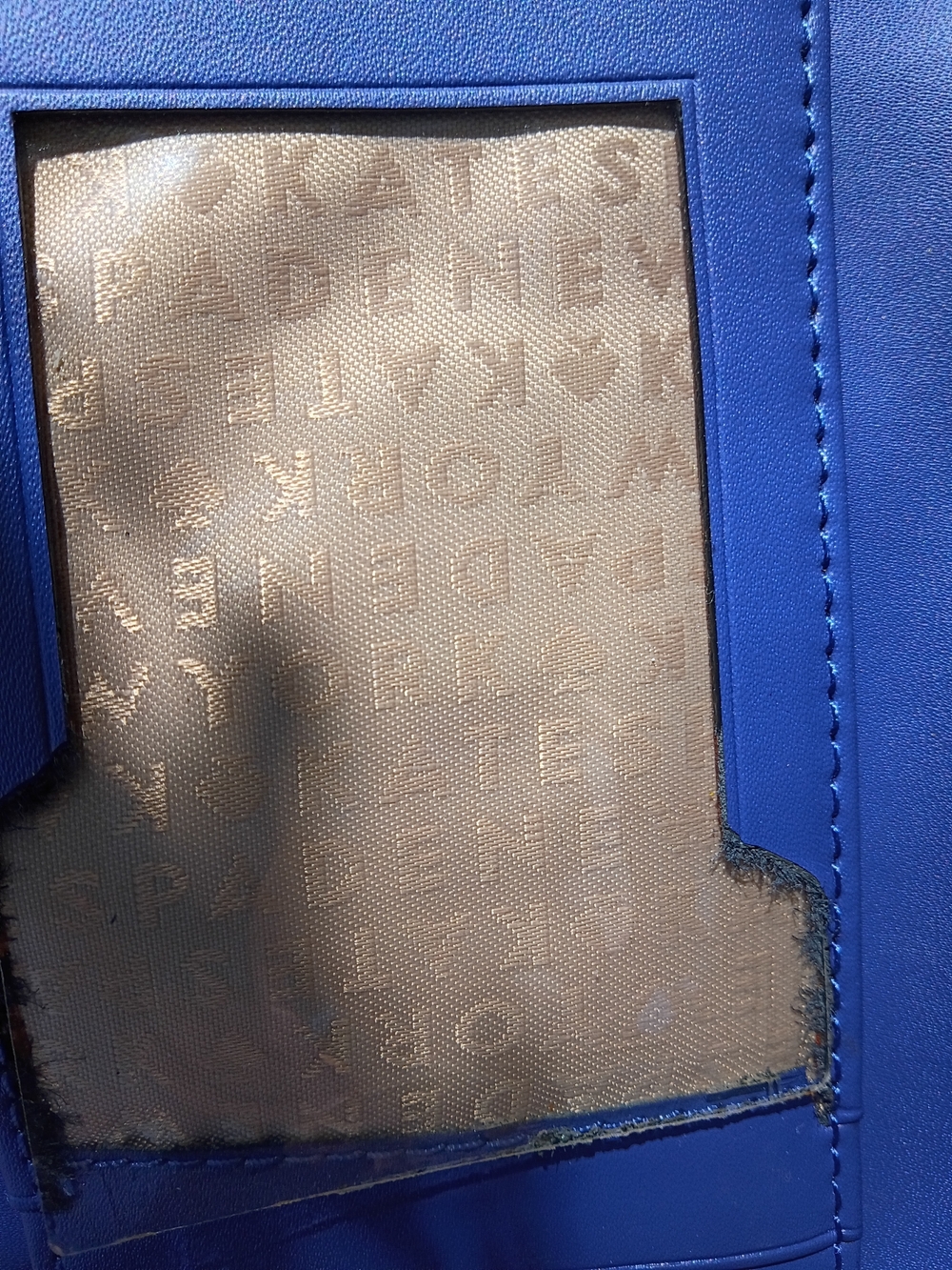 kate spade New York Pebbled Leather Continental Bay Street Wallet - Baja Blue - Picture 4 of 6